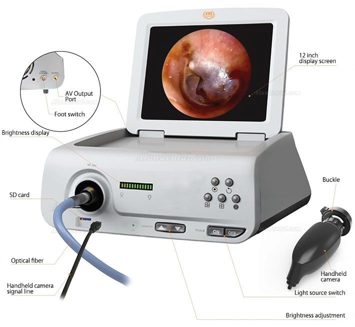 KWS SD-602K-2 80W LED portable endoscope CCD camera